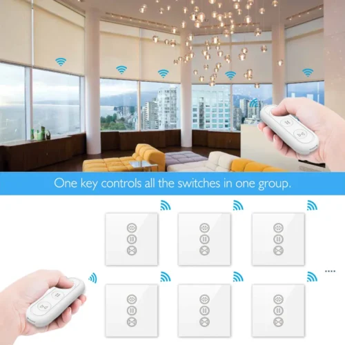 Alternative view of Slimme Inbouw Rolluikschakelaar - Set van 2–7 schakelaars & één Afstandsbediening