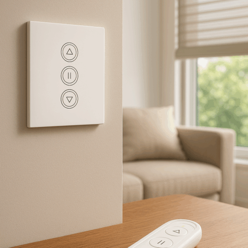 Alternative view of Slimme Rolluikschakelaar | Zonnescherm - Gordijnschakelaar | Afstandsbediening | Wit