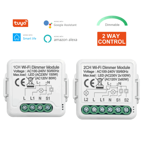 Slimme Dimmer Module | APP Bedienbaar | Alexa & Google Home