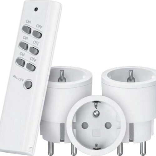 3 Draadloze Schakelaars - Stekkers met Afstandsbediening - Alleen geschikt voor Nederland