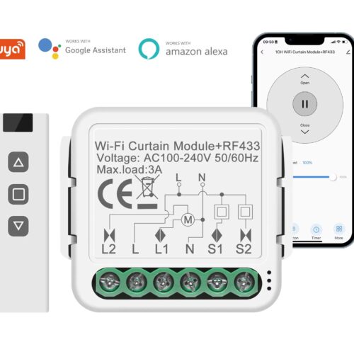 Slimme Rolluikmodule - Met Afstandsbediening of Bediening via App en Spraakassistenten
