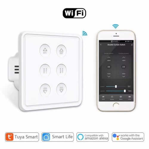 Slimme Rolluikschakelaar | 2-Kanaals | App bedienbaar | Smart Life - Tuya Smart