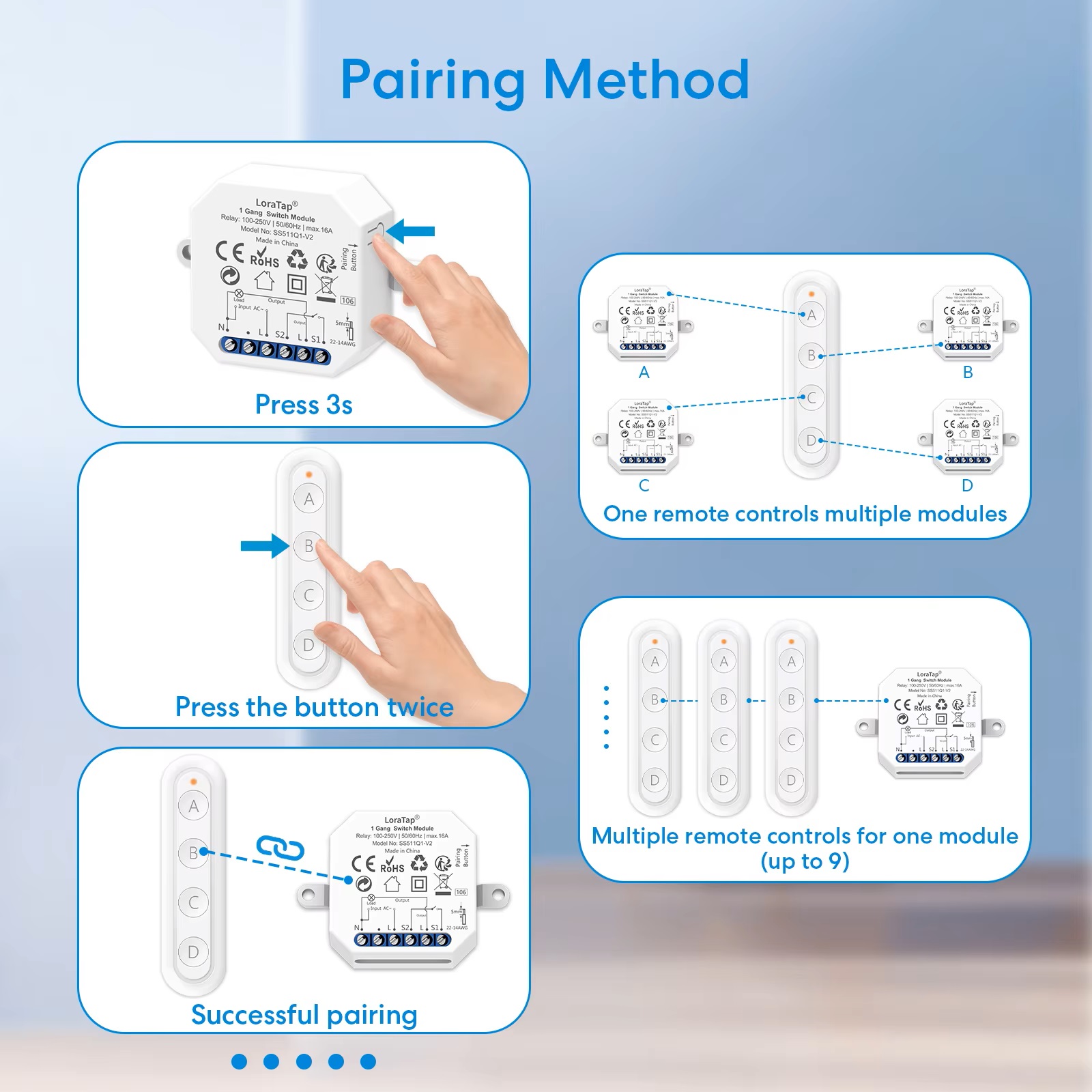 Draadloze Schakelmodule met Afstandsbediening – Eenvoudig Verlichting Draadloos Bedienen - Afbeelding 9