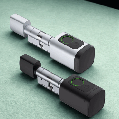 Slimme Deurslot Cilinder – Vingerafdruk, Pincode, Druppel, Sleutel & App - Tuya & Smart Life