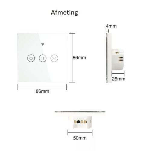 Alternative view of Slimme Rolluikschakelaar – 2-Kanaals - Bediening via App & Spraak